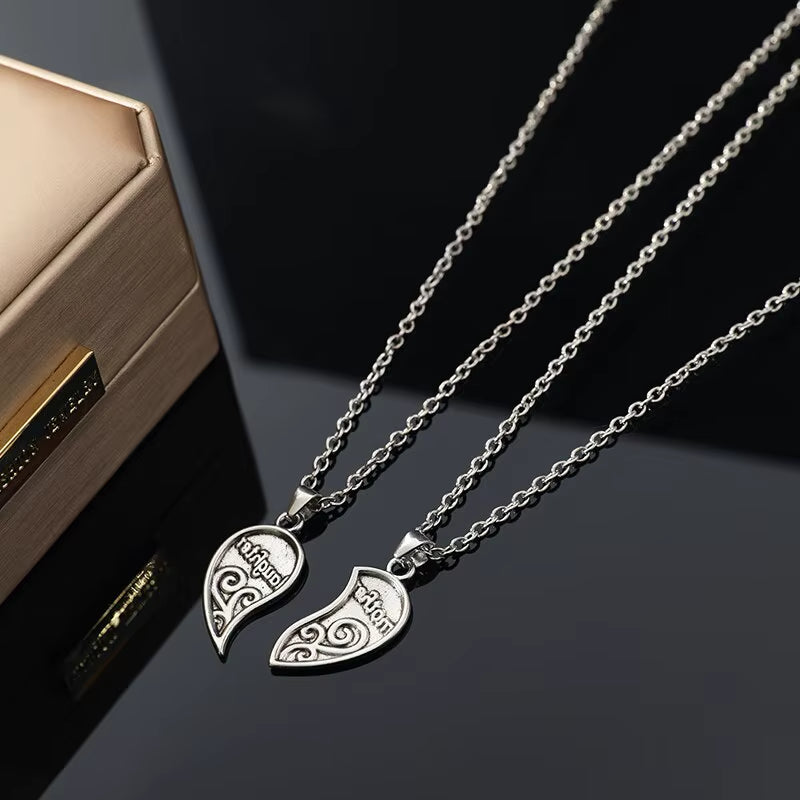Conjunto 2 Colares Prata Envelhecida – Mãe e Filha