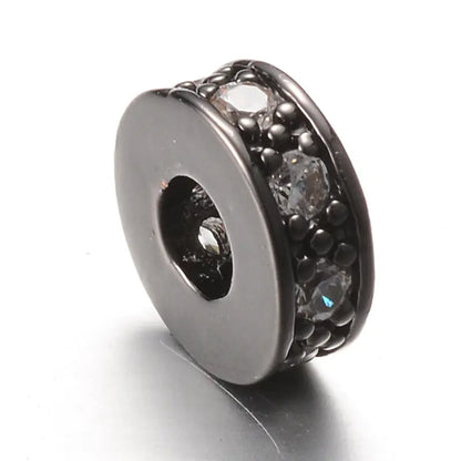 Espaçador para Pulseira Pandora com Contas de Zircônia de 8mm