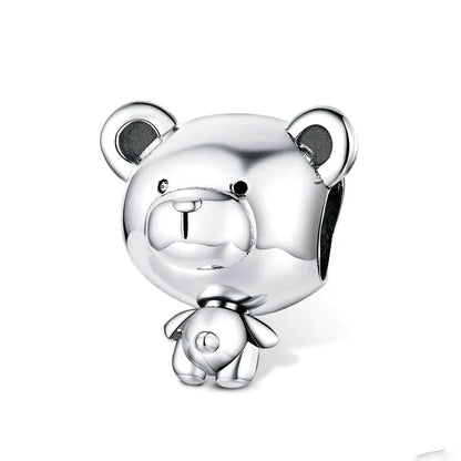 Pulseira Pandora de Prata Esterlina S925  de Urso