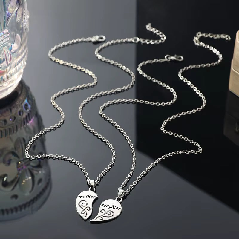 Conjunto 2 Colares Prata Envelhecida – Mãe e Filha